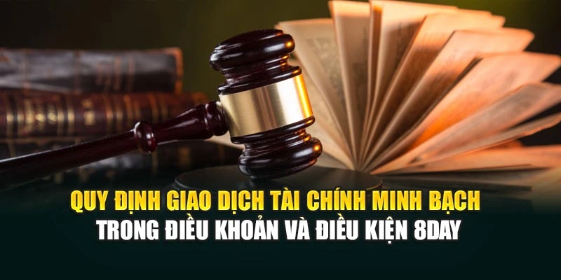 Quy định giao dịch tài chính minh bạch trong điều khoản và điều kiện 8DAY